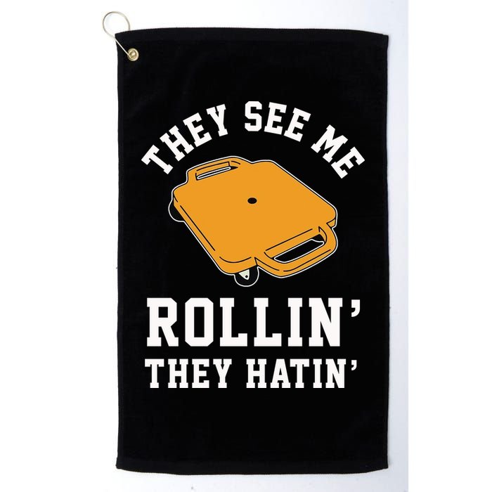 They See Me Rollin They Hatin 90s Scooter Funny Golf Towel