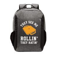 They See Me Rollin They Hatin 90s Scooter Funny Vector Backpack
