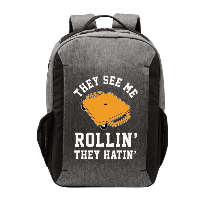 They See Me Rollin They Hatin 90s Scooter Funny Vector Backpack