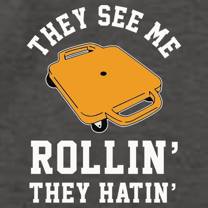 They See Me Rollin They Hatin 90s Scooter Funny Vector Backpack