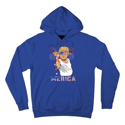 Trump Salt Merica Freedom 4th Of July Firework Trump Drunk Great Gift Hoodie