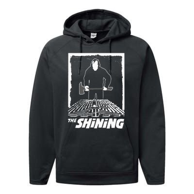 The Shining Maze White Performance Fleece Hoodie