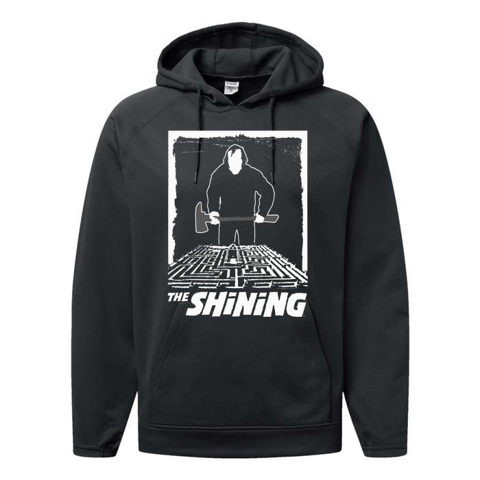 The Shining Maze White Performance Fleece Hoodie