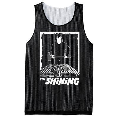 The Shining Maze White Mesh Reversible Basketball Jersey Tank