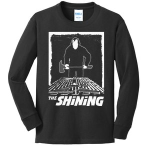 The Shining Maze White Kids Long Sleeve Shirt