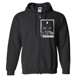 The Shining Maze White Full Zip Hoodie