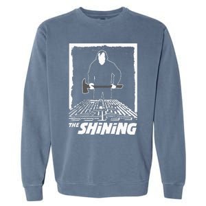 The Shining Maze White Garment-Dyed Sweatshirt