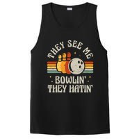 They See Me Bowlin They Hatin Retro Team Bowler Bowling 60s 70s PosiCharge Competitor Tank