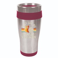 They See Me Bowlin They Hatin Retro Team Bowler Bowling 60s 70s 16oz Travel Tumbler