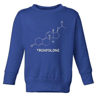 Trenbolone Steroid Molecule Hardcore Bodybuilding Toddler Sweatshirt