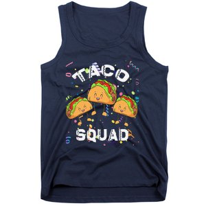 Taco Squad Mexican Party Lover Cinco De Mayo Crew Tank Top