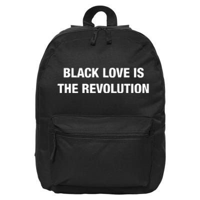 Tamorah Shareef Muhammad Black Love Is The Revolution New 16 in Basic Backpack