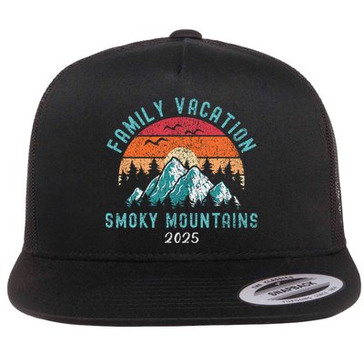 Tennessee Smoky Mountains Family Vacation 2025 Gatlinburg Flat Bill Trucker Hat