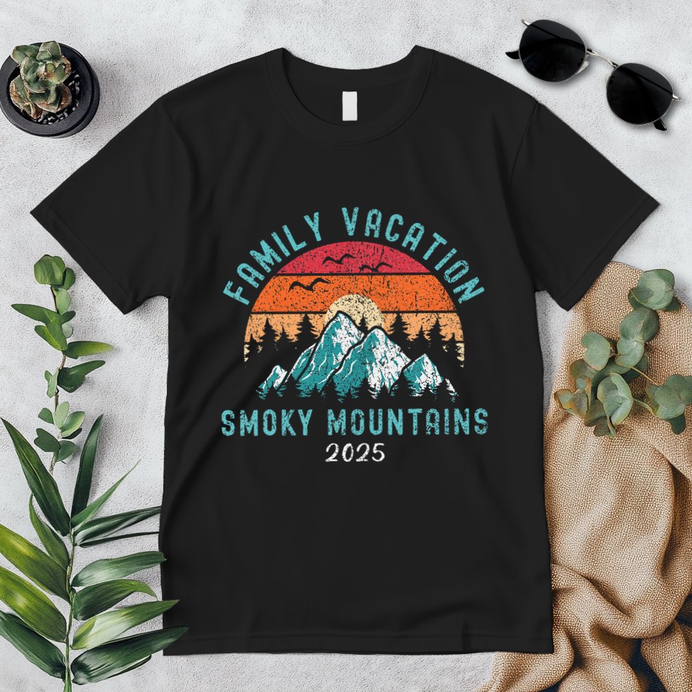Tennessee Smoky Mountains Family Vacation 2025 Gatlinburg Premium T-Shirt