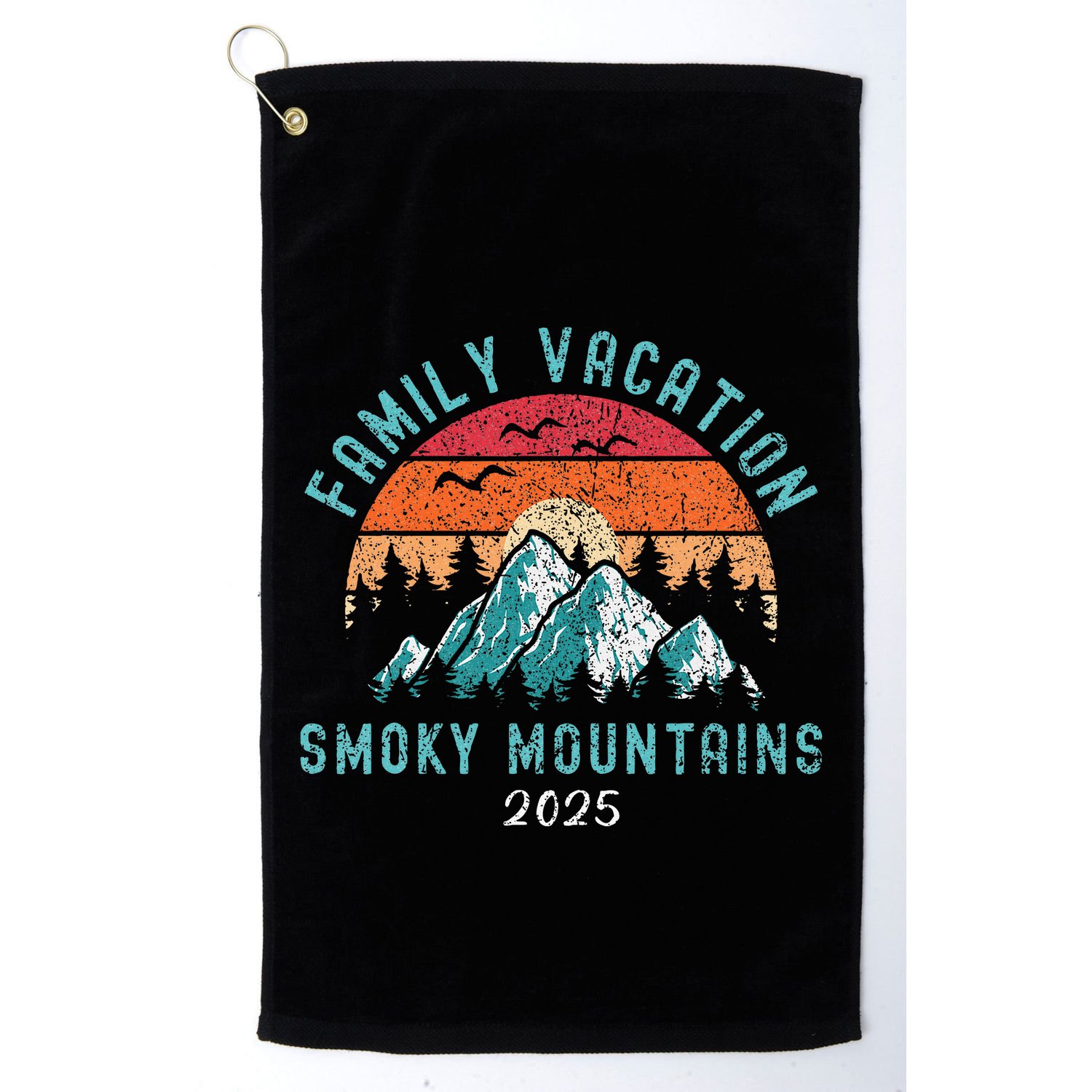 Tennessee Smoky Mountains Family Vacation 2025 Gatlinburg Golf Towel