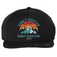 Tennessee Smoky Mountains Family Vacation 2025 Gatlinburg Wool Snapback Cap