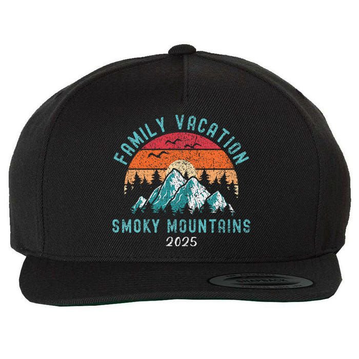 Tennessee Smoky Mountains Family Vacation 2025 Gatlinburg Wool Snapback Cap