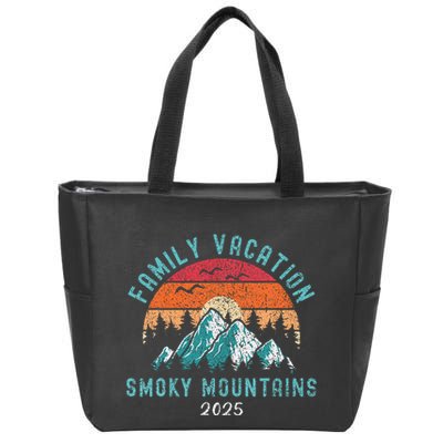 Tennessee Smoky Mountains Family Vacation 2025 Gatlinburg Zip Tote Bag