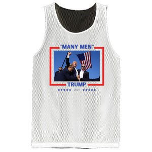 Trump Shot Many Mesh Reversible Basketball Jersey Tank