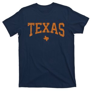 Texas State Map Distressed T-Shirt