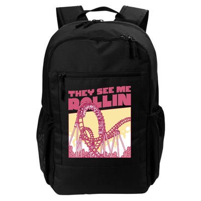 They See Me Rollin Funny Roller Coaster Backpack
