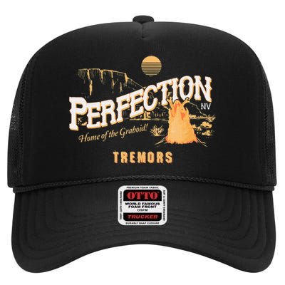 Tremors Scary Monster Centered Design High Crown Mesh Back Trucker Hat