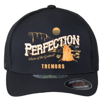 Tremors Scary Monster Centered Design Flexfit Unipanel Trucker Cap