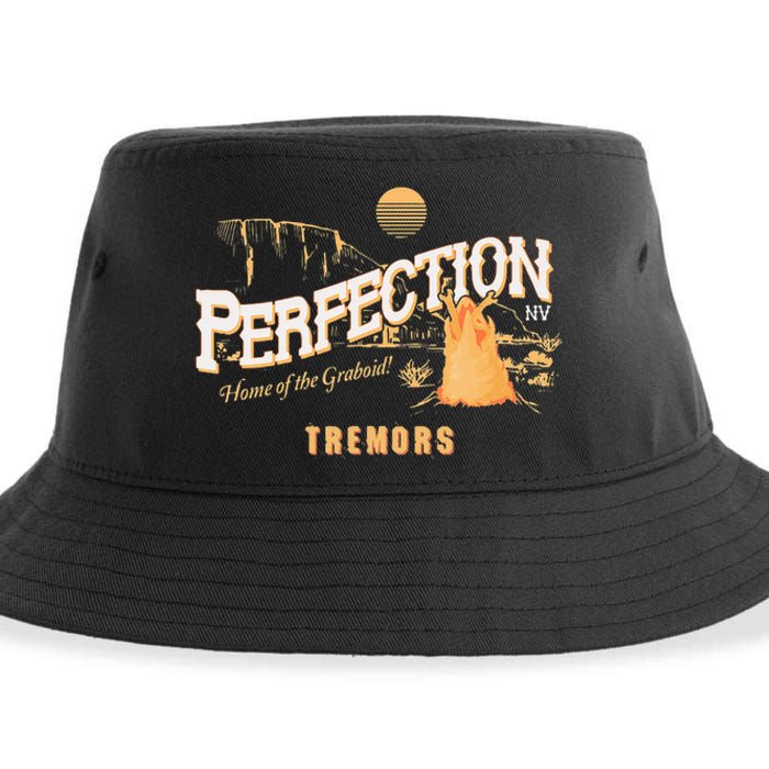 Tremors Scary Monster Centered Design Sustainable Bucket Hat