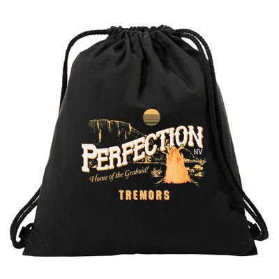 Tremors Scary Monster Centered Design Drawstring Bag