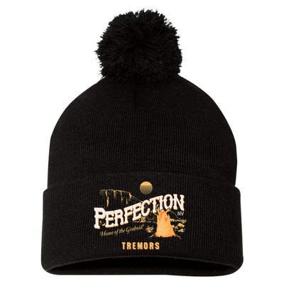 Tremors Scary Monster Centered Design Pom Pom 12in Knit Beanie