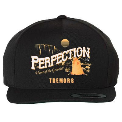 Tremors Scary Monster Centered Design Wool Snapback Cap