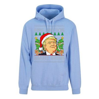 Trump Santa Make Christmas Great Again Trump President 47 Unisex Surf Hoodie