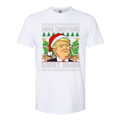 Trump Santa Make Christmas Great Again Trump President 47 Softstyle CVC T-Shirt