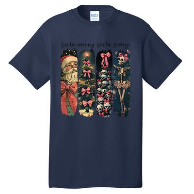 Trendy Sorta Merry Sorta Scary Christmas Tree Tall T-Shirt