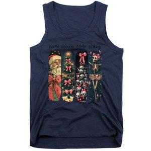 Trendy Sorta Merry Sorta Scary Christmas Tree Tank Top