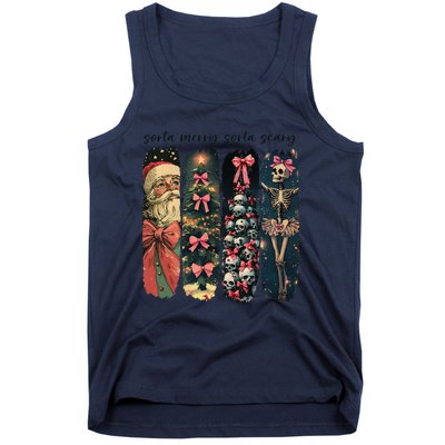 Trendy Sorta Merry Sorta Scary Christmas Tree Tank Top