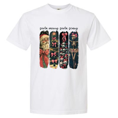 Trendy Sorta Merry Sorta Scary Christmas Tree Garment-Dyed Heavyweight T-Shirt