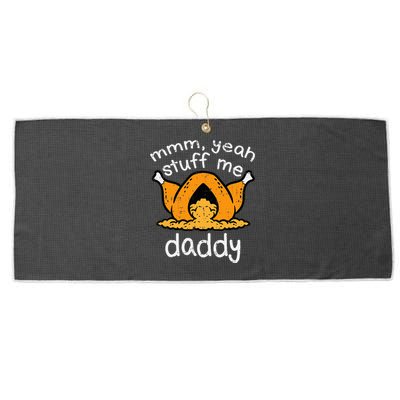 Turkey Stuff Me Funny Adult Humor Large Microfiber Waffle Golf Towel