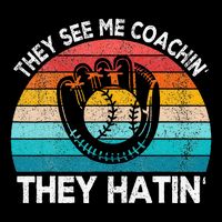 They See Me Coachin Softball Coach Softball Team Coach Impact Tech Backpack