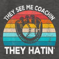 They See Me Coachin Softball Coach Softball Team Coach Vector Backpack