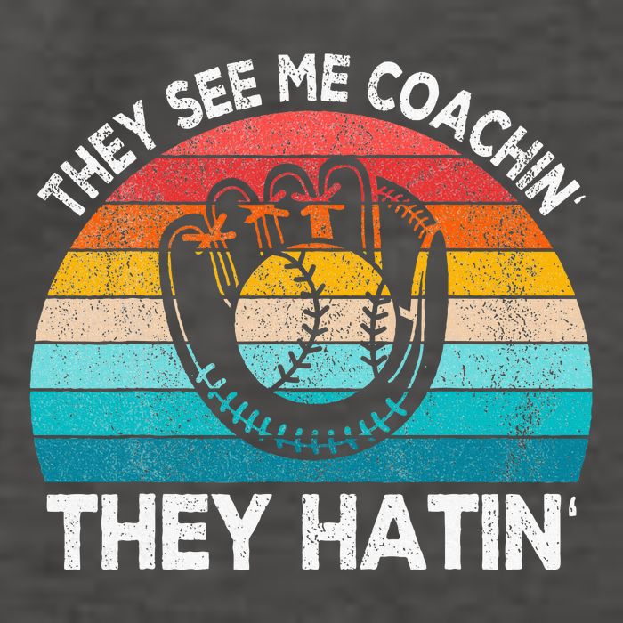 They See Me Coachin Softball Coach Softball Team Coach Vector Backpack