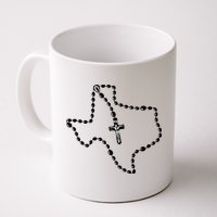 Texas State Map Catholic Rosary Mug