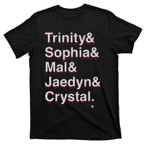 Trinity & Sophia & Mallory & Jaedyn & Crystal 2024 Forwards T-Shirt