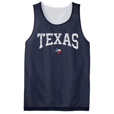 Texas State Map Flag Distressed Mesh Reversible Basketball Jersey Tank