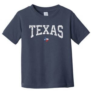 Texas State Map Flag Distressed Toddler T-Shirt