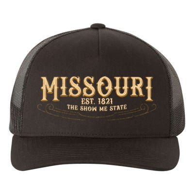 The Show Me State Missouri Yupoong Adult 5-Panel Trucker Hat