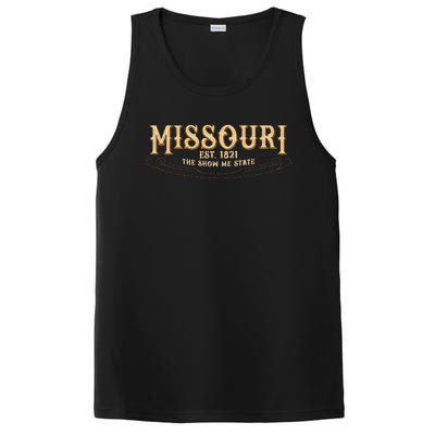 The Show Me State Missouri PosiCharge Competitor Tank