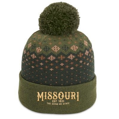 The Show Me State Missouri The Baniff Cuffed Pom Beanie