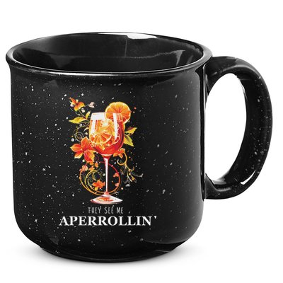 They See Me Aperrollin Outfit Spritz Summer Cocktail Design 15oz Campfire Ceramic Mug