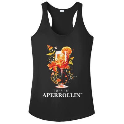 They See Me Aperrollin Outfit Spritz Summer Cocktail Design Ladies PosiCharge Competitor Racerback Tank